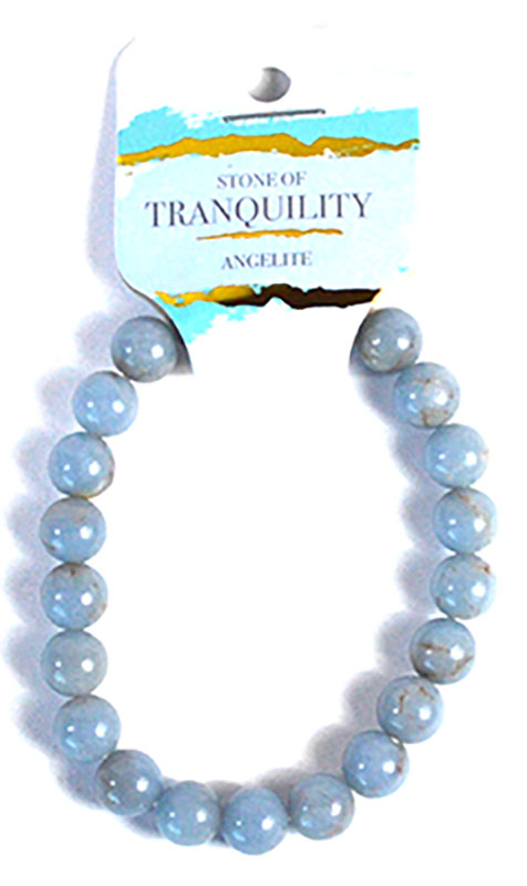(image for) 8mm Angelite bracelet
